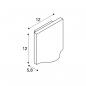 Preview: SLV VILUA S Outdoor Wandaufbauleuchte, anthrazit, 3000K, IP54, 100°, 405lm (1002503)
