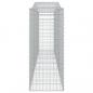 Preview: Gabionen mit Hochbogen 15 Stk 400x50x120/140cm Verzinktes Eisen
