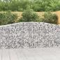 Preview: ARDEBO.de - Gabionen mit Hochbogen 25 Stk 400x50x100/120cm Verzinktes Eisen