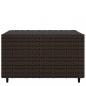 Preview: Garten-Couchtisch Quadratisch Braun 50x50x30 cm Poly Rattan
