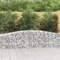 Preview: ARDEBO.de - Gabionen mit Hochbogen 15 Stk. 400x50x60/80cm Verzinktes Eisen