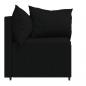 Preview: Garten-Ecksofas mit Kissen 2 Stk. Schwarz Poly Rattan