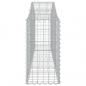 Preview: Gabionen mit Hochbogen 6 Stk. 200x30x60/80 cm Verzinktes Eisen