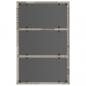 Preview: 6-tlg. Garten-Lounge-Set mit Kissen Grau Poly Rattan
