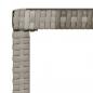 Preview: 6-tlg. Garten-Lounge-Set mit Kissen Grau Poly Rattan
