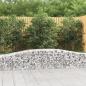 Preview: ARDEBO.de - Gabionen mit Hochbogen 9 Stk. 400x50x40/60cm Verzinktes Eisen