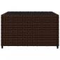 Preview: 3-tlg. Garten-Lounge-Set mit Kissen Braun Poly Rattan