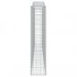 Preview: Gabionen mit Hochbogen 6 Stk. 400x30x140/160cm Verzinktes Eisen