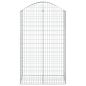 Preview: Gabione mit Hochbogen 100x50x160/180 cm Verzinktes Eisen