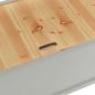 Preview: Sitzbank Grau 107x45x75,5 cm Massivholz Tanne