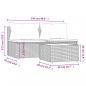 Preview: 3-tlg. Garten-Lounge-Set mit Kissen Grau Poly Rattan
