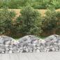 Preview: Gabione mit Hochbogen 100x30x40/60 cm Verzinktes Eisen