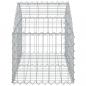 Preview: Gabione mit Hochbogen 100x50x40/60 cm Verzinktes Eisen