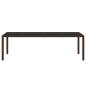 Preview: 11-tlg. Garten-Essgruppe Poly Rattan Braun