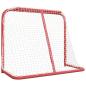 Preview: ARDEBO.de - Hockey-Tor Rot und Weiß 183x71x122 cm Polyester