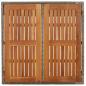 Preview: 5-tlg. Garten-Essgruppe mit Kissen Grau Poly Rattan