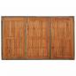 Preview: 7-tlg. Garten-Essgruppe mit Kissen Grau Poly Rattan