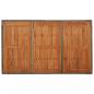 Preview: 7-tlg. Garten-Essgruppe mit Kissen Grau Poly Rattan
