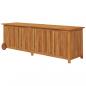 Preview: Gartentruhe mit Rollen 150x50x58 cm Massivholz Akazie
