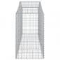 Preview: Gabionen mit Hochbogen 7 Stk. 200x50x80/100 cm Verzinktes Eisen