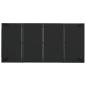 Preview: 7-tlg. Garten-Essgruppe mit Kissen Schwarz Poly Rattan
