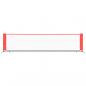 Preview: Tennisnetz Schwarz und Rot 400x100x87 cm Polyester