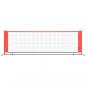 Preview: Tennisnetz Schwarz und Rot 300x100x87 cm Polyester
