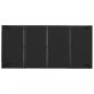 Preview: 9-tlg. Garten-Essgruppe mit Kissen Schwarz Poly Rattan