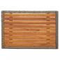 Preview: 4-tlg. Garten-Essgruppe mit Kissen Grau Poly Rattan