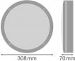 Preview: LEDVANCE Aufbauleuchte, 15W, 230V, rund, weiß (SF BLKH 300 P 15W 840 WT IP65)