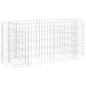 Preview: Gabionen-Hochbeet Verzinktes Eisen 120x50x50 cm