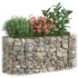 Preview: Gabionen-Hochbeet Verzinktes Eisen 120x50x50 cm