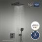 Preview: GROHE Precision Thermostat Duschsystem, Unterputz, Quickfix, mit Vitalio Comfort 250, mattschwarz (348822430)