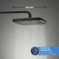 Preview: GROHE Precision Thermostat Duschsystem, Unterputz, Quickfix, mit Vitalio Comfort 250, mattschwarz (348822430)