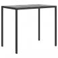 Preview: 6-tlg. Garten-Lounge-Set mit Kissen Schwarz Poly Rattan