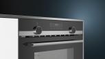 Preview: Siemens CM585AGS1 iQ500 Einbau Mikrowelle, 900 W, 44L, cookControl15, Heißluft, Edelstahl