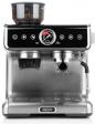 Preview: ARDEBO.de Beem Espresso Grind Profession Espresso-Siebträgermaschine, 3000 W, mit Mahlwerk, 15 bar, 2,8 L Wassertank, Entkalkungsfunktion, silber/schwarz