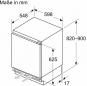 Preview: Siemens GU21NADE0 iQ500 Einbau Gefrierschrank, Nischenhöhe: 82 cm, 85 L, Flachscharnier mit Softeinzug, noFrost