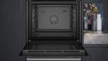 Preview: Siemens HR532GBS3 iQ300 A+ Einbaubackofen mit Dampfunterstützung, 60 cm breit, 71 L, EcoClean, cookControl15, Air Fry, edelstahl