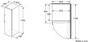 Preview: Bosch GSN33FWEV Serie 4 Stand Gefrierschrank, 60 cm breit, 225 L, NigBox, Schnellgefrieren, weiß