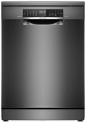 Preview: ARDEBO.de Bosch SMS6ECC12E Serie 6 Stand Geschirrpüler, 60 cm breit, 14 Maßgedecke, AquaStop, Kindersicherung, HomeConnect, Gebürsteter schwarzer Stahl mit Anti-Fingerprint