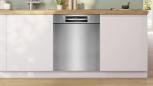 Preview: Bosch SMU4ECS28E Serie 4 Unterbau-Geschirrspüler, 60 cm breit, 14 Maßgedecke, AquaStop, Home Connect, Kindersicherung, SilenceDrive, Gebürsteter Stahl