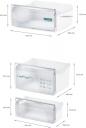 Preview: Siemens KI87VNSE0 iQ100 Einbau Kühl-Gefrierkombination, Nischenhöhe 177,5 cm, 270 L, Schleppscharnier, lowFrost, auto Airflow, safety Glas