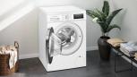 Preview: Siemens WU14UT71 iQ500 8 kg Frontlader Waschmaschine, 60 cm breit, 1400 U/min, unterbaufähig, peedPack L, iQdrive, Outdoor-Programm, weiß