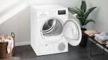 Preview: Siemens WT43N203 iQ300 8kg Kondensationstrockner, 60 m breit, softDry-Trommelsystem, Outdoor-Programm, Knitterschutz, weiß