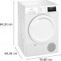 Preview: Siemens WT43N203 iQ300 8kg Kondensationstrockner, 60 m breit, softDry-Trommelsystem, Outdoor-Programm, Knitterschutz, weiß