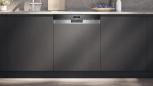 Preview: Siemens SN55ES12CE iQ500 Teilintegrierter Geschirrspüler, 60 cm breit, 14 Maßgedecke, aquaStop, HomeConnect, varioSpeed Plus, glassZone, emotionLight, gebürsteter Stahl