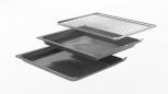Preview: Siemens HB578HBS7 iQ500 A+ Einbau-Backofen, 60 cm breit, 71L, Pyrolyse, ActiveClean, cookControl30, Home Connect, Backwagen, edelstahl