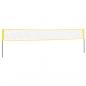 Preview: Badminton-Netz Gelb und Schwarz 600x155 cm PE-Gewebe
