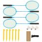 Preview: Badminton-Netz Gelb und Schwarz 600x155 cm PE-Gewebe